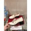 Roger Vivier Heel 5.5cm Viv' Rangers Strass Buckle Loafers in Patent Leather White 2024