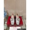 Roger Vivier Heel 5.5cm Viv' Rangers Strass Buckle Loafers in Leather Silver 2024