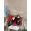 Roger Vivier Heel 5.5cm Viv' Rangers Metal Buckle Loafers in Leather Black 2024