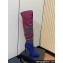 Giuseppe Zanotti Heel 9.5cm Gz Gala Caleido Knee High Boots Multicoloured Rhinestones Embroidery Pink/Blue 2024