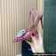 Aquazzura Heel 10.5cm Crystal Margarita Pumps Leather Pink 2024