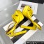 Aquazzura Heel 13.5cm Platform 4cm Olie Plateau Sandals in Satin Yellow 2024