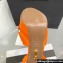 Aquazzura Heel 13.5cm Platform 4cm Yes Darling Sandals in Satin Orange 2024