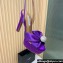 Aquazzura Heel 13.5cm Platform 4cm Yes Darling Sandals in Satin Purple 2024
