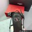 Valentino Vlogo Signature Slingback ballerina Flats Velvet Black 2024