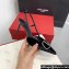 Valentino Heel 8cm Vlogo Signature Slingback Pumps Velvet Black 2024