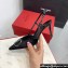 Valentino Heel 8cm Vlogo Signature Slingback Pumps Velvet Black 2024