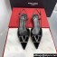 Valentino Heel 3.5cm Vlogo Signature Slingback Pumps Velvet Black 2024