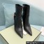 Tom Ford Heel 10.5cm Leather Padlock Ankle Boots Black 2024