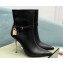 Tom Ford Heel 10.5cm Leather Padlock Ankle Boots Black 2024