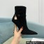 Tom Ford Heel 10.5cm Leather Padlock Ankle Boots Suede Black 2024