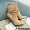 Tom Ford Heel 10.5cm Leather Padlock Ankle Boots Suede Beige 2024