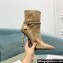 Tom Ford Heel 10.5cm Leather Padlock Ankle Boots Suede Beige 2024