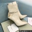 Tom Ford Heel 10.5cm Leather Padlock Ankle Boots Croco Pattern White 2024