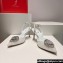 Rene Caovilla Heel 7.5cm Barbara Slingbacks White in Leather, crystals and rhinestones 2024