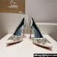 Christian Louboutin Heel 10cm Gem Artifice D'Orsay Pumps White 2024