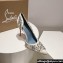 Christian Louboutin Heel 10cm Gem Artifice D'Orsay Pumps White 2024