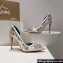 Christian Louboutin Heel 10cm Gem Artifice D'Orsay Pumps White 2024