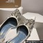 Christian Louboutin Heel 10cm Gem Artifice D'Orsay Pumps White 2024