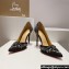 Christian Louboutin Heel 10cm Gem Artifice D'Orsay Pumps Black 2024