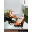 Gucci Heel 9cm Women's Horsebit sandals 771600 leather Brown 2024