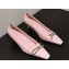 Ferragamo Heel 4.5cm Kitten heel pumps with asymmetric bow in calfskin Pink 2024