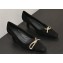 Ferragamo Heel 4.5cm Kitten heel pumps with asymmetric bow in calfskin Suede Black 2024