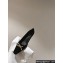 Ferragamo Heel 4.5cm Kitten heel pumps with asymmetric bow in calfskin Suede Black 2024