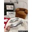 Ferragamo Heel 4.5cm New Vara plate pumps in nappa Silver 2024