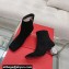 Roger Vivier Crystal Heel 6.5cm Ankle Boots in Suede Black 2024
