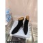 Prada Leather booties Suede Black with Enameled metal triangle logo 1T192N 2024