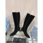 Prada Leather boots Suede Black with Enameled metal triangle logo 1W234N 2024