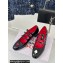 Carel Heel 4.5cm KINA naplack leather Mary Janes pumps Black/Red 2024