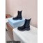 Prada Patent leather booties Black with Enameled metal triangle logo 1U251N 2024