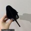 Balmain Heel 9.5cm Velvet Clara stilettos Pumps with Large satin bow Black 2024
