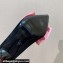 Balmain Heel 9.5cm Velvet Clara stilettos Pumps with Large satin bow Black/Pink 2024