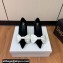 Balmain Heel 9.5cm Velvet Clara stilettos Pumps with Large satin bow Black/White 2024