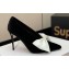 Balmain Heel 9.5cm Velvet Clara stilettos Pumps with Large satin bow Black/White 2024