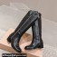 Miu Miu Leather boots 5W967D Black 2024