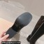 Miu Miu Leather boots 5W967D Black 2024