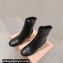 Miu Miu Leather booties 5T020E Black 2024