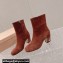 Miu Miu Suede booties 5T020E Brown 2024