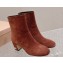 Miu Miu Suede booties 5T020E Brown 2024