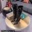 Balenciaga Heel 9cm Cagole Boots in black Arena lambskin with piercings