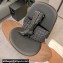 Balenciaga Heel 9cm Cagole Boots in black Arena lambskin with piercings