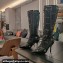 Balenciaga Heel 9cm Cagole Boots in black Arena lambskin with piercings