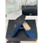 Chanel Vintage Bow Ballet Flats Denim Blue 2024