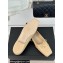 Chanel Vintage CC Logo and Bow Ballet Flats Leather Beige 2024