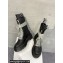 DR. MARTENS x Rick Owens Heel 5.5cm STROBE CALF LENGTH Boots in Black MATTE GRAINY COW LEATHER 2024