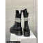 DR. MARTENS x Rick Owens Heel 5.5cm STROBE CALF LENGTH Boots in Black MATTE GRAINY COW LEATHER 2024